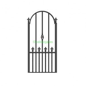 Dearne Wrought Iron Metal Side Gates
